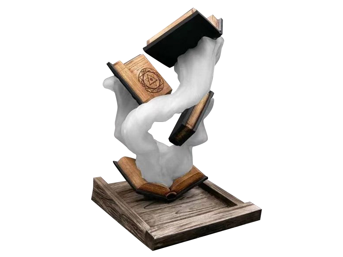 Torre de Dados de Magia com Grandes Livros de Magia