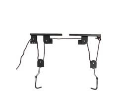 Elevador de Bicicleta Montado no Teto, Capacidade de Carga 60kg, Comprimento do Gancho 17cm, Dimensões 12cm X 6,5cm, Design Robusto, Adequado para OEM