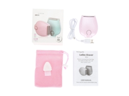 2026 afeitadora Eléctrica 3 em 1 para Mulher Depiladora Painless Remover Pelo Rostro Cuerpo Axilas Rosa