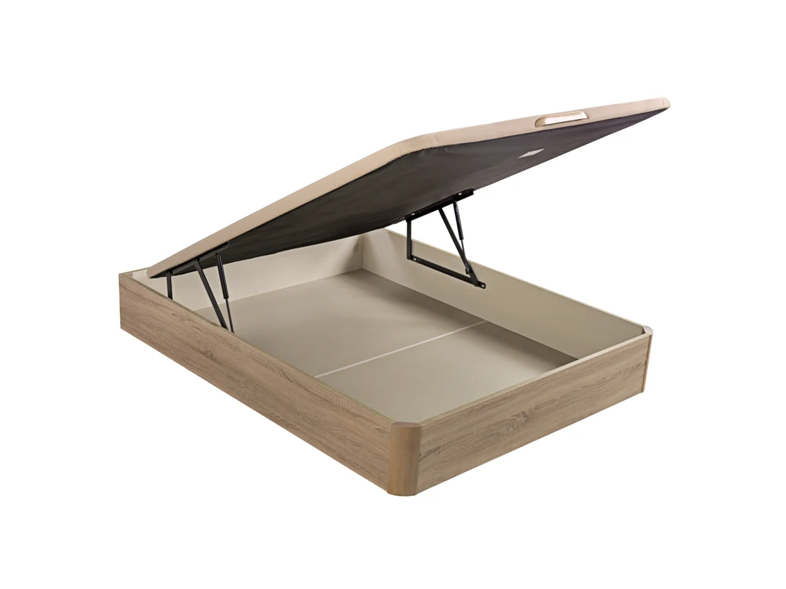 Sommier com Arrumação WHAT THE SLEEP Storage Bed - 105x200cm (31 Cm de Altura - Natural)