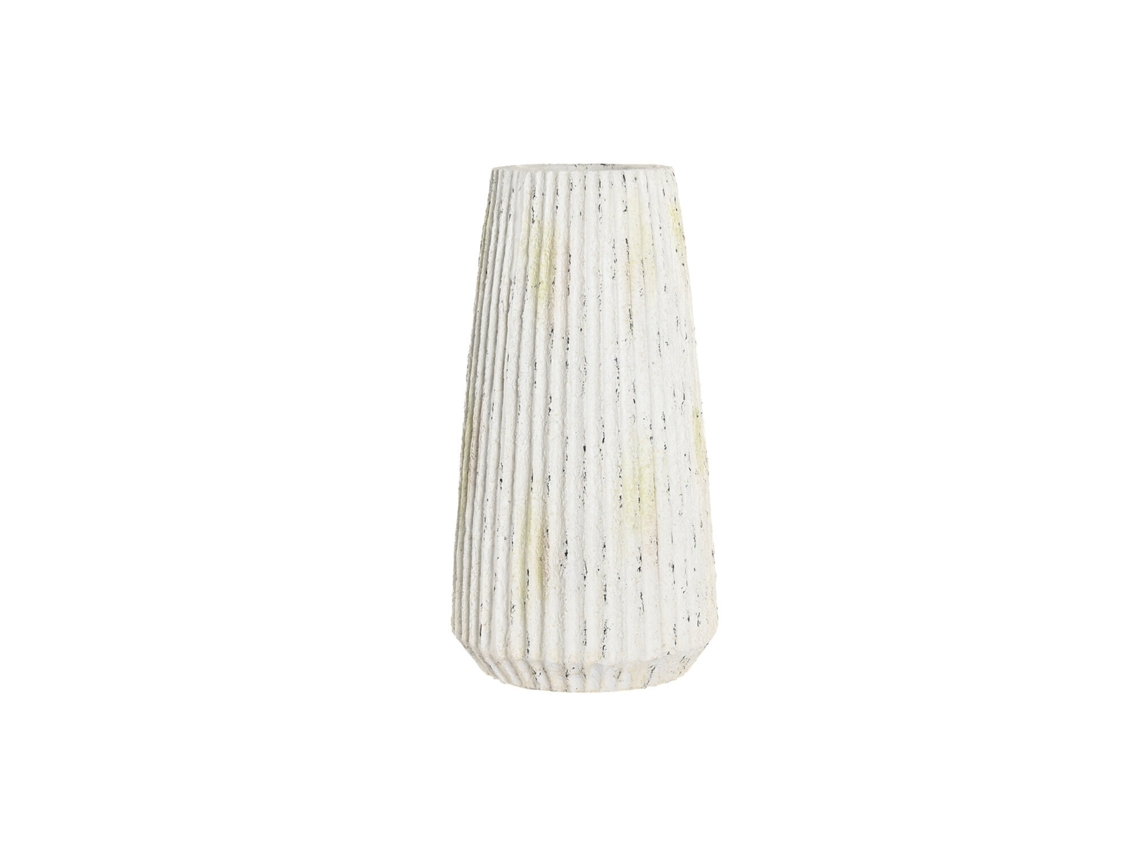 Vaso de Magnésia Branca 28x28x53cm ALEXANDRA HOUSE LIVING