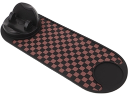 Tapete antiderrapante para painel de carro, 33 x 12 x 5,3 cm, com suporte.