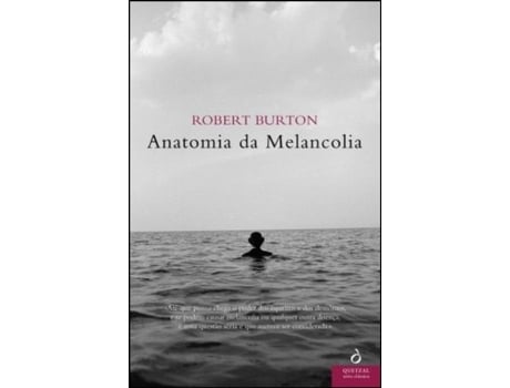 Livro Anatomia da Melancolia de Robert Burton (Português)