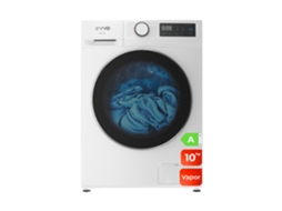 Evvo Máquina De Lavar Nature 10 10 Kg, 1350 Rpm, Classe A, Motor Inverter, Tambor Eprotect, Vapor Steam Wash, 15 Programas, Rápido 15’, Branco