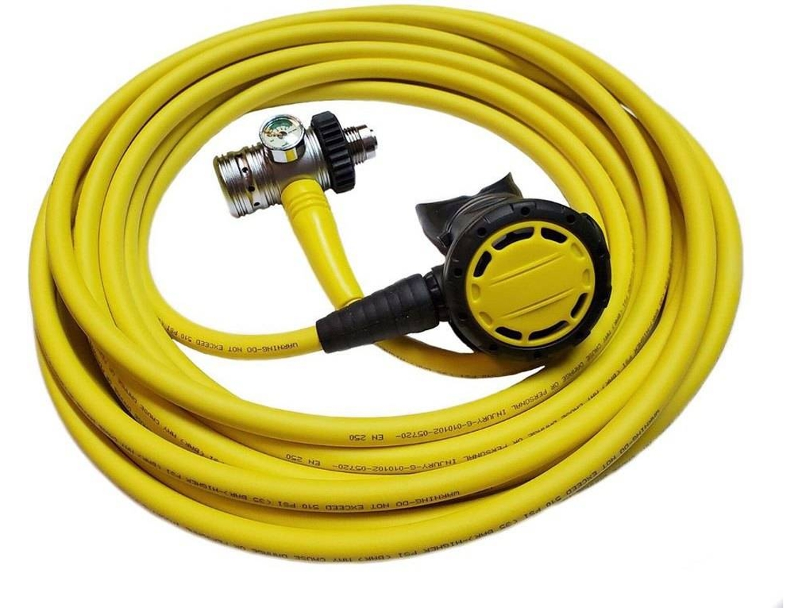 Regulador SET de Mergulho METALSUB Hookah Din Piston