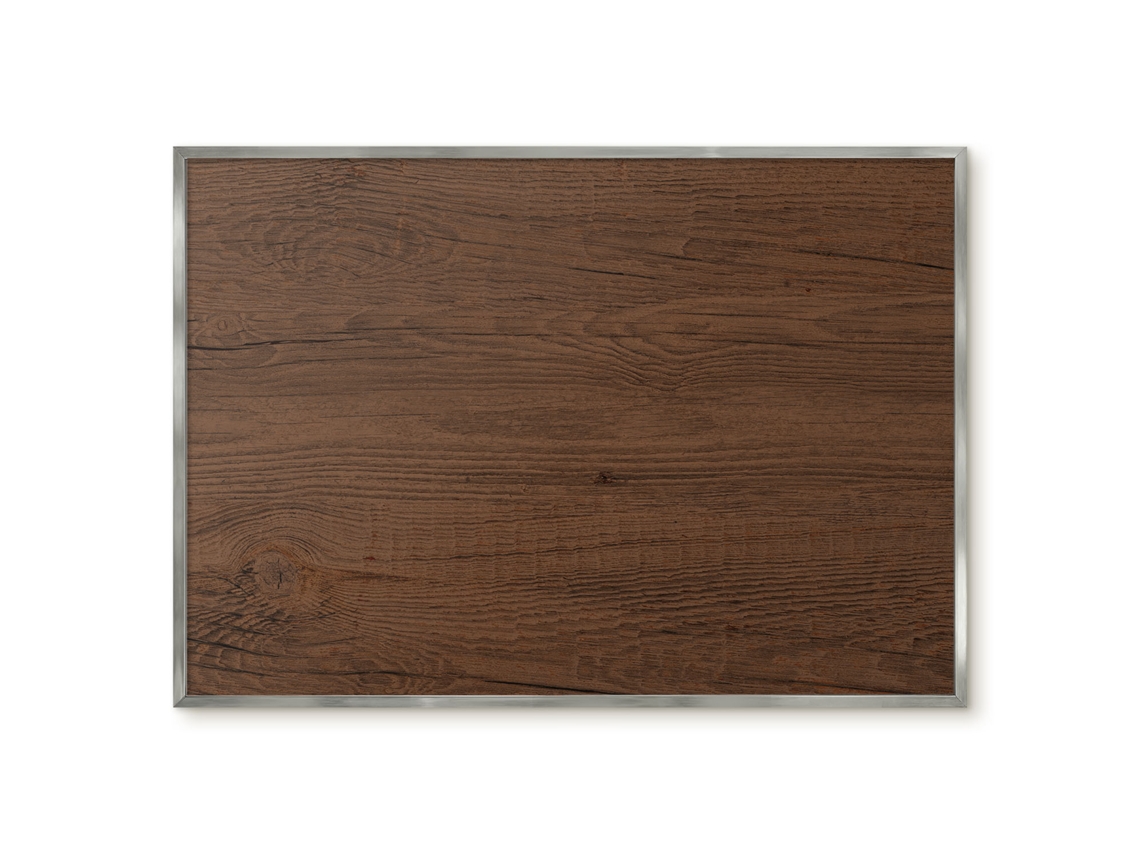 Magnetic Board For Wall Wooden Texture For The Bedroom Espelharte (100x70 Cm)