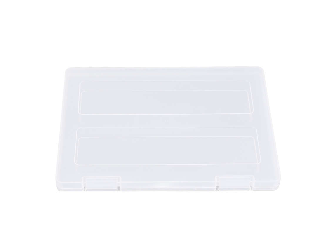 Caja De Armazenamento De Documentos Transparente De Plástico Com Fechamento Seguro A5