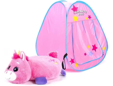 Peluche com Tenda ESCONDIDITOS Unicórnio (15.24x30.48x38.73 cm)