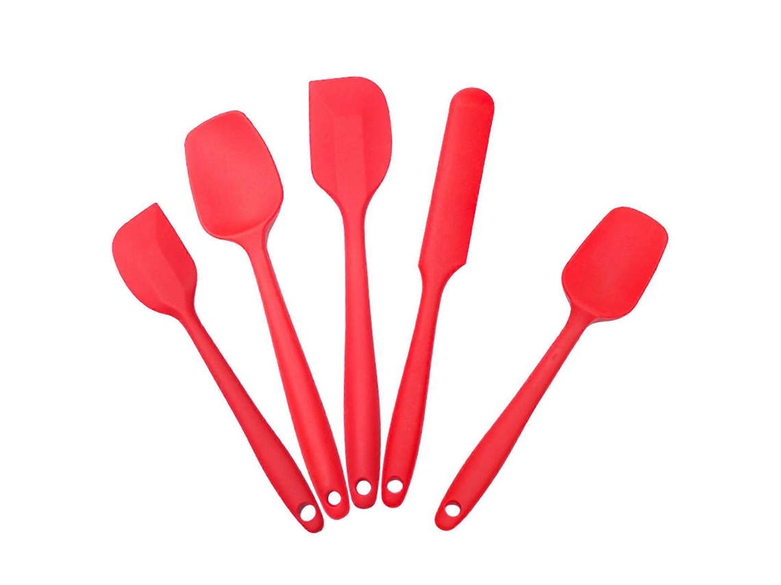 Conjunto De 5 Esptulas De Silicone Para Cozinha Nostalgia88