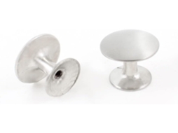 Xywhpgv 2 Peças Puxador De Porta Redondo Metal Prateado 24mm Diâmetro Para Armário 01094 04ec9 7c945 4d09d Eb53e 1ec4b