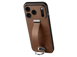 Capa Para Celular Sulada Para Iphone 17 Pro Max Com Suporte De Braço - Marrom