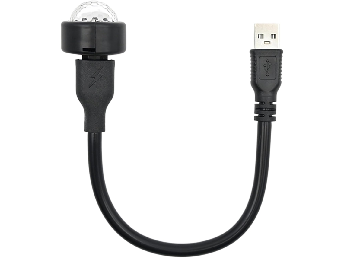 Luz De Discoteca Led: Automática Portátil Com Rotação.