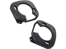 Conjunto de 2 protetores de reposicionamento para pedais de bicicleta.