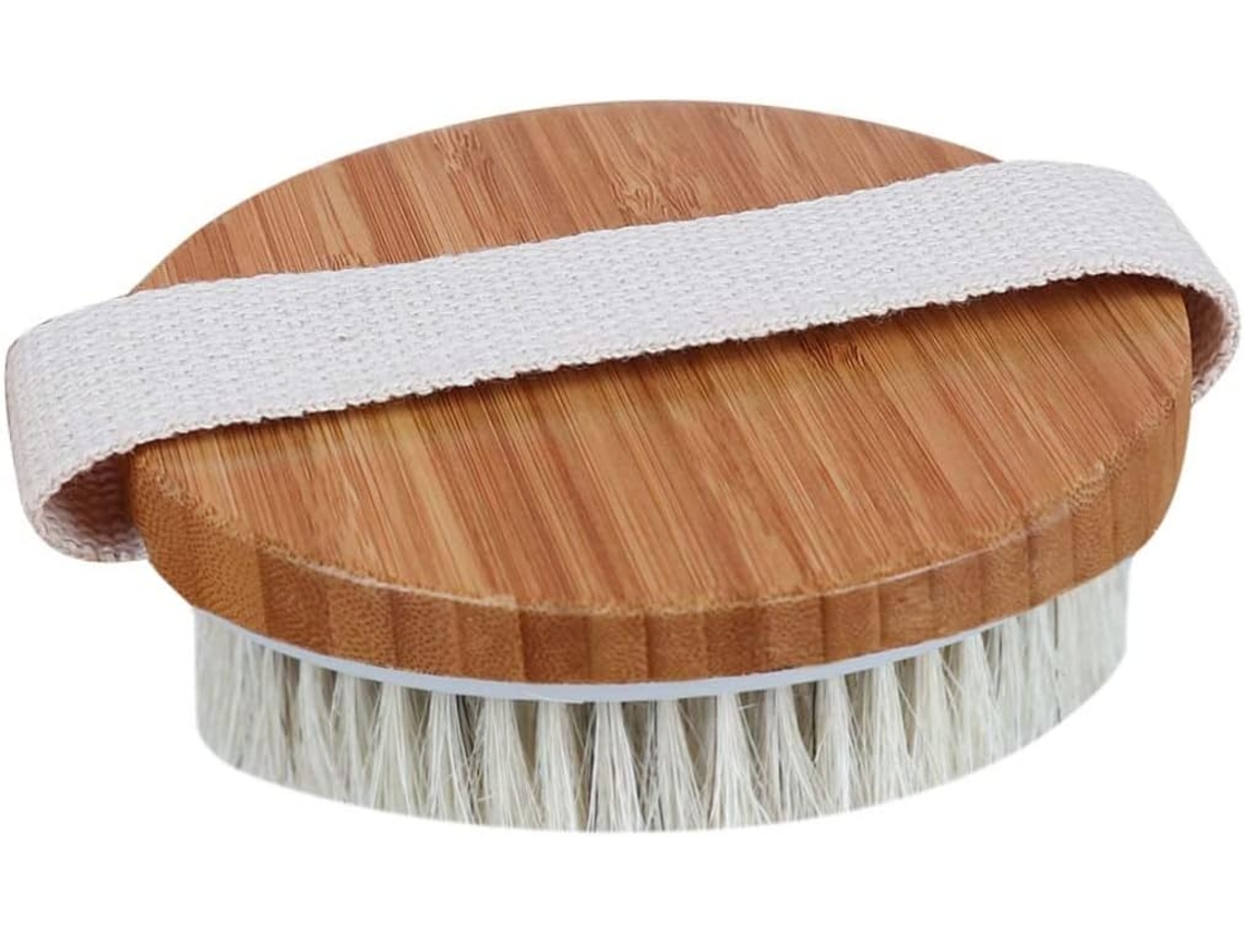 Escova Esfoliante Corporal A Seco Partykindom Para Pele Seca, Massageador Anti Ressecamento Com Escova Para As Costas