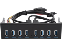 Hub Usb 3.0 Para Painel Frontal, 8 Portas