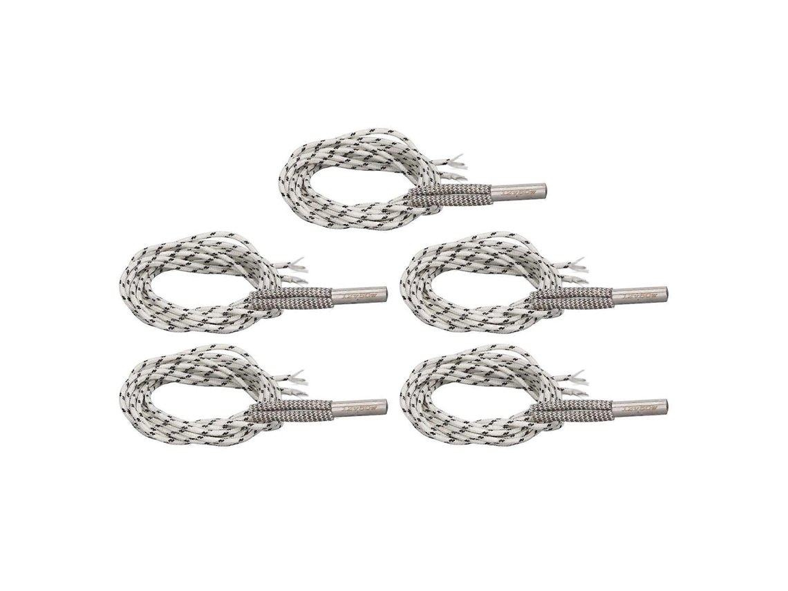 Conjunto De 5 Tubos De Aquecimento Para Impressora 3d, 50w, Com Cabeça Em Aço Inoxidável E Fio Cromado, Haste De Aquecimento Para Impressora 3d,