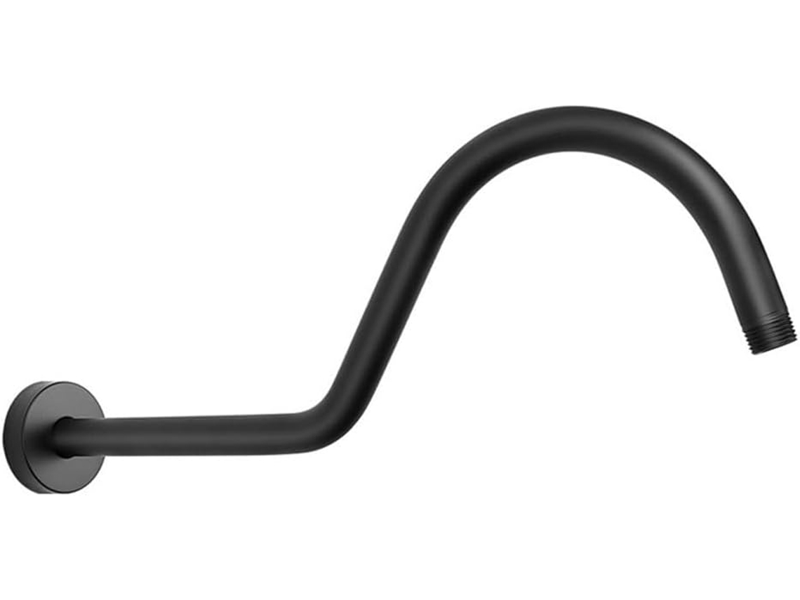 Chuveiro De Parede Aço Inoxidável 14 Polegadas Com Suporte Extensível Para Tipo Chuva, Com Flange Ou Adaptador Para