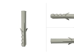 Buchas de Nylon 14 X 70 Mm 20 Peças WOVAR