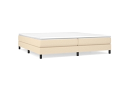 Box Spring Bed, Box Spring Beds Vidaxl Creme Tecido (200 X 200 Cm)