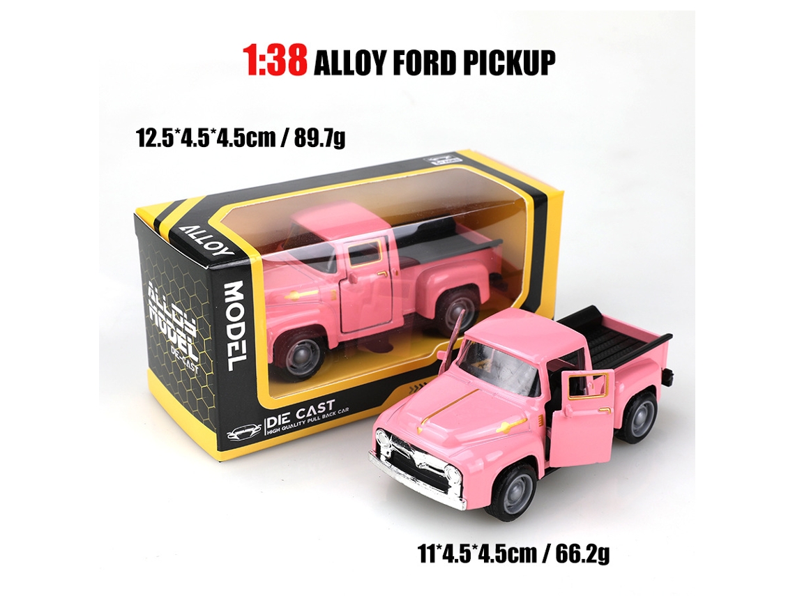 Miniatura de Carro em Escala 1/38, Modelo de Carro Clássico, Brinquedo Infantil. MDUG