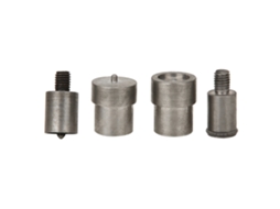 4 Peças Matriz De Botões Prensados Prata Aço Inoxidável Kit De Reposição Para 651/633/831