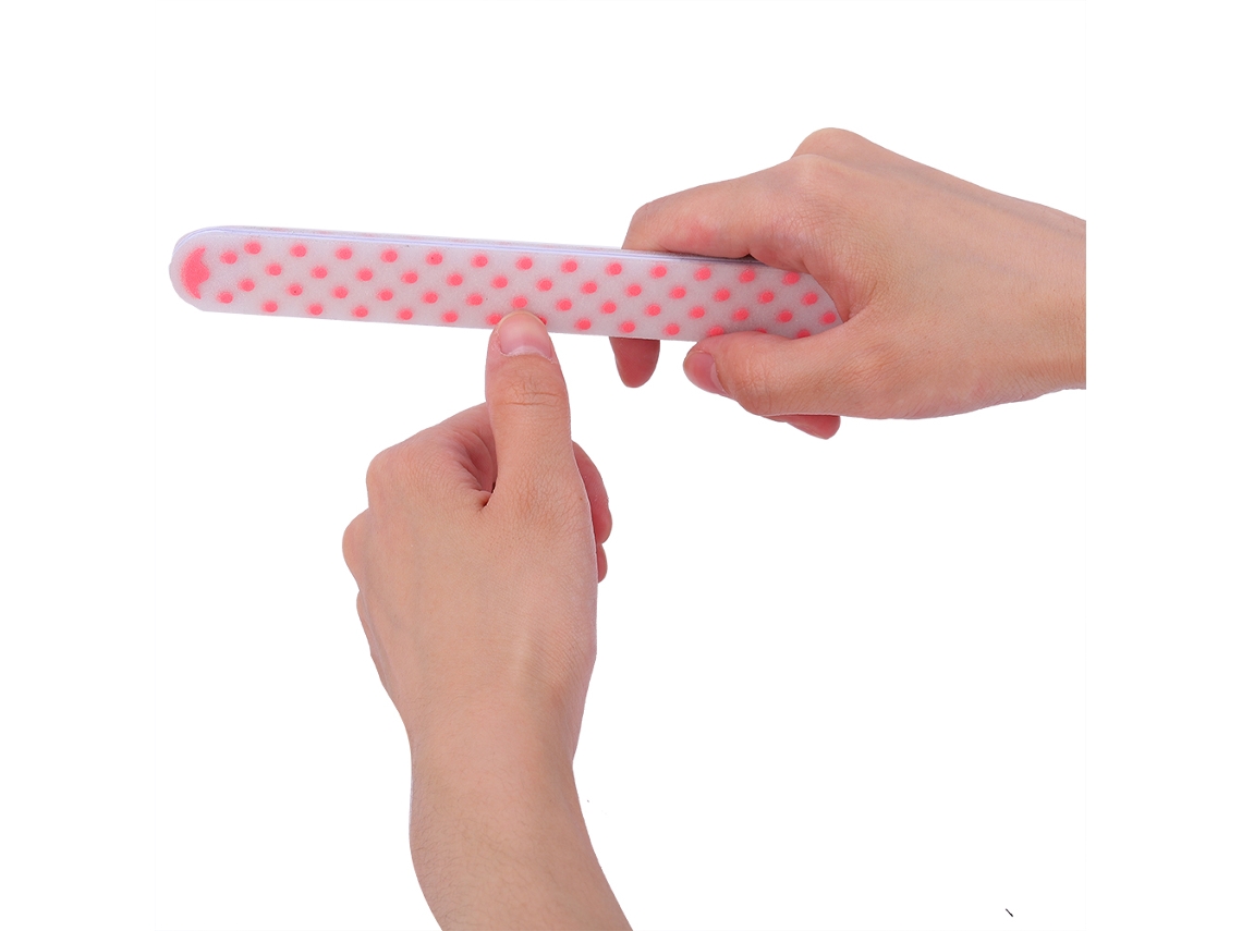 Lixa De Unhas Dupla Face (rasgável E Multifuncional, Rosa) Eoocoo
