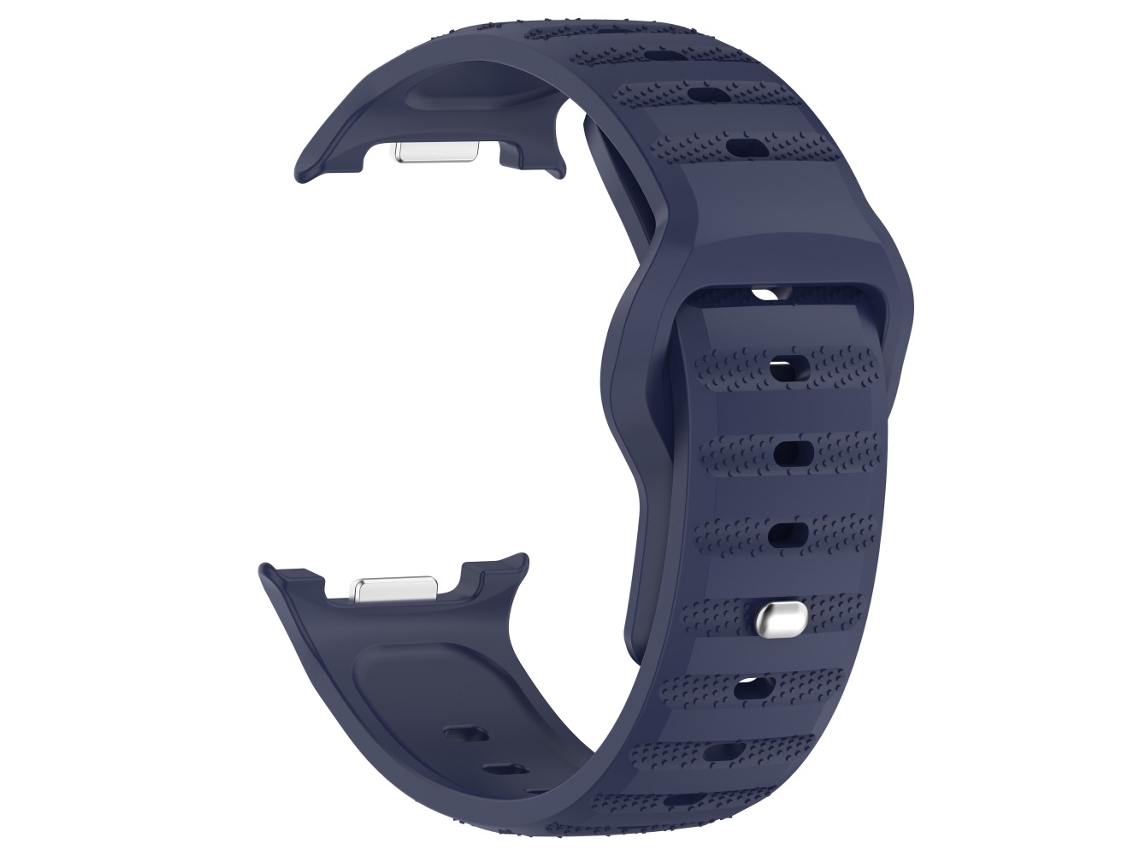 Pulseira De Silicone Macia Para Samsung Watch Ultra 9, Substituição desportiva Azul Escuro Hexinyigjly