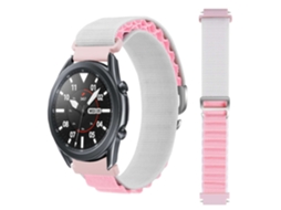 Bracelete Garmin Forerunner 220 Pulseira Loop Alpine Branco e Rosa