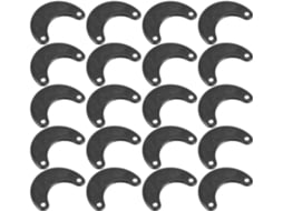 Conjunto De 50 Peças De Fixadores De Ferro Preto Reforçado Para Molduras De Fotos.