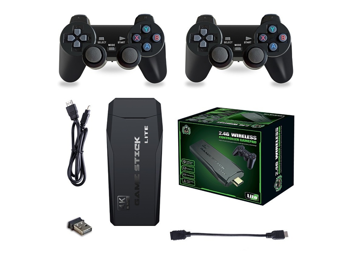 Console Retrô M8 Dois Joysticks Sem Fio, Arcade Duplo, Compatível Com Hdtv, 8000 Jogos, 32g. Sfushos