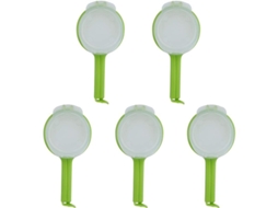 Pinzas De Sellado Reutilizables Com Bicos - 5 Unidades De Plástico Para Alimentos E Cozinha
