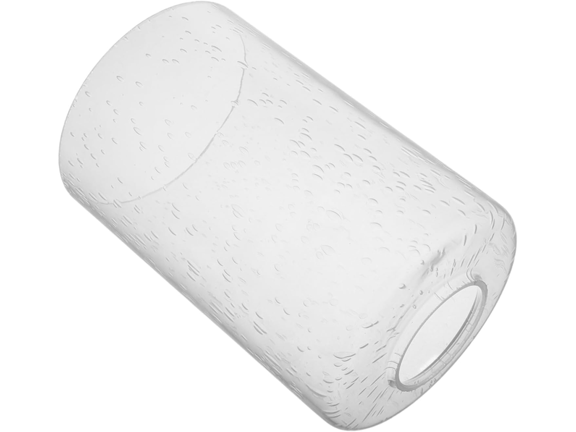 Cúpula Cilíndrica De Vidro Transparente Com Bolhas, Decorativa Para Luminárias De Mesa E Parede, Des Gokoco