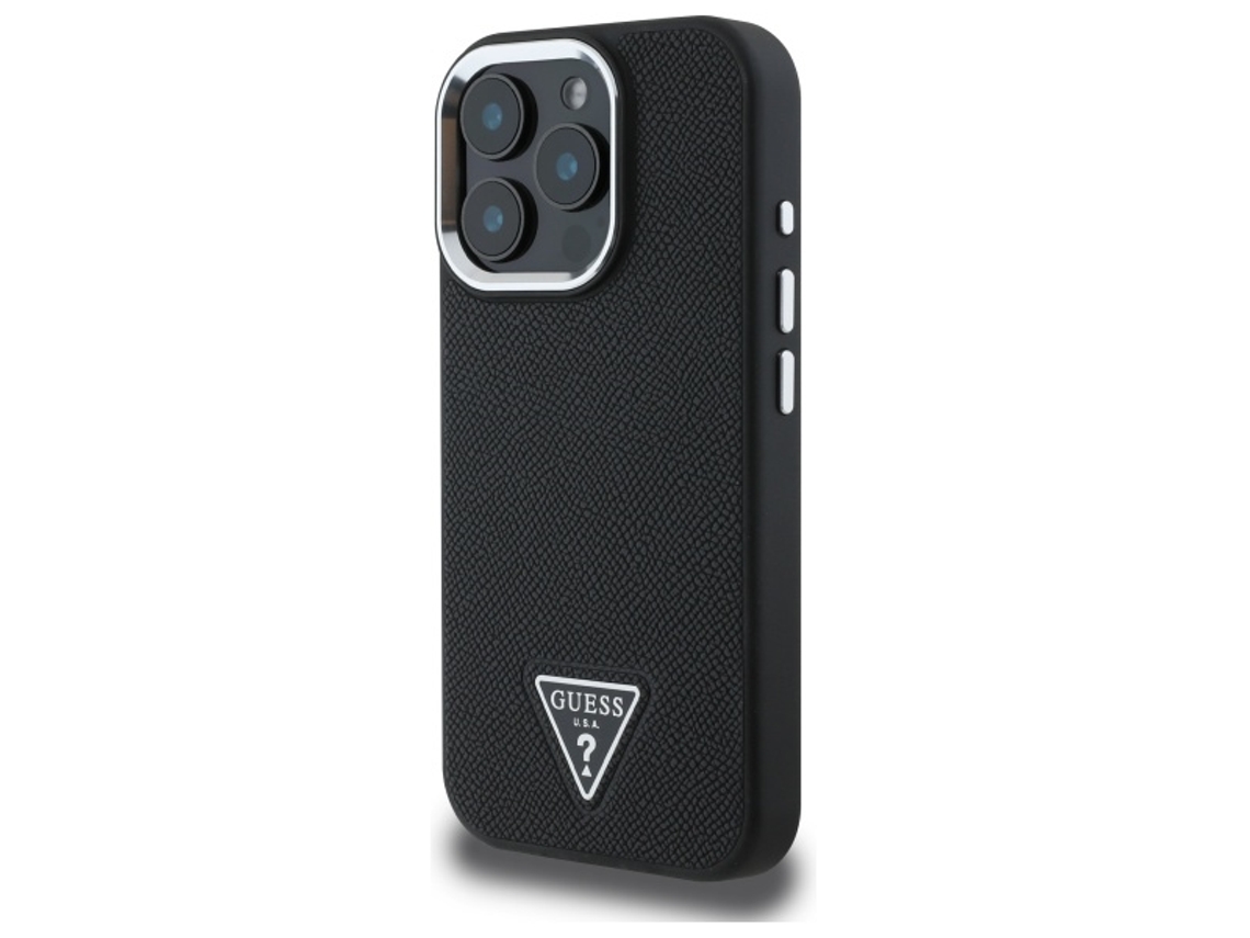 Capa para iPhone 16 Pro Max GUESS Rígida Preto