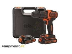 BLACK+DECKER Berbequim com Percussão 18V BDCHD18KB-QW