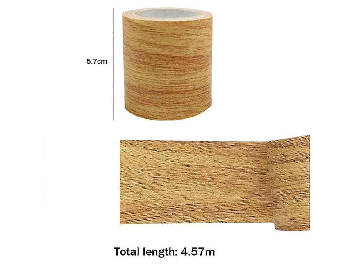 Fita Adesiva para Reparo de Textura de Madeira, Ideal para Móveis. Alta Aderência e À Prova D'água. GOKOCO