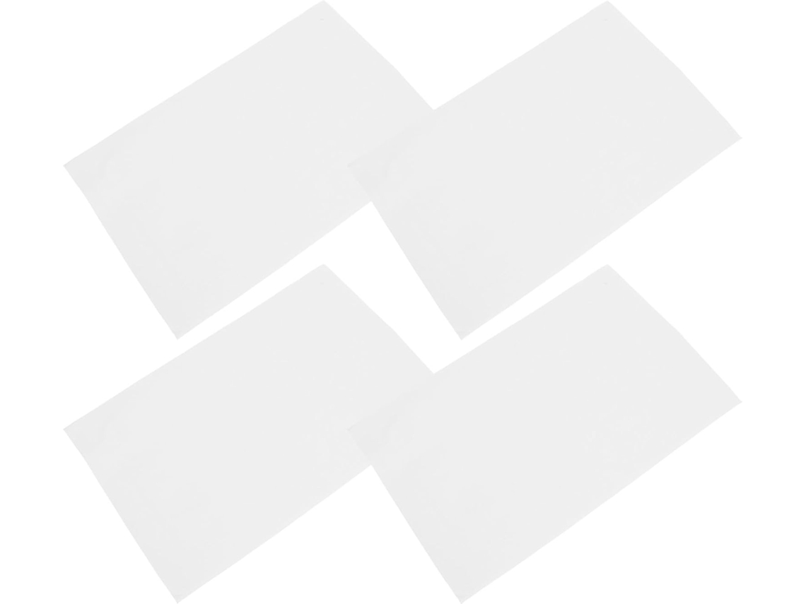 Adesivos antirreflexo, opacos, autoadesivos, 4 unidades, papel branco