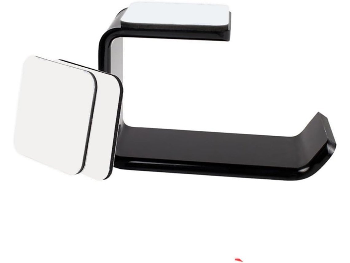 Support Mural Avec Ruban Adhésif Double-face Solide Noir Pour Casque En Acrylique Support De L
