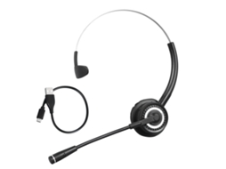 Fone de Ouvido Sem Fio Mono EOOCOO (cancelamento de ruído, central)