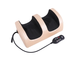 Massageador Elétrico para Pés com Controle Remoto, Terapia de Aquecimento e Rolos de Acupressão MDUG (dourado)