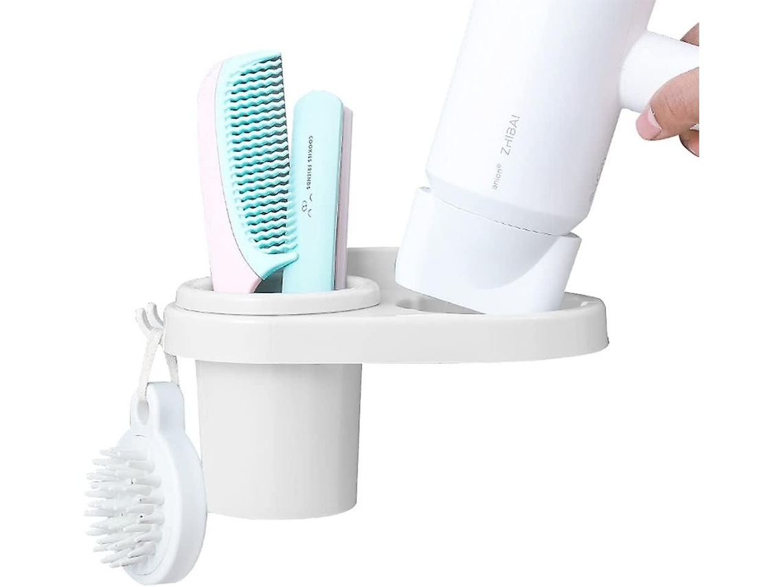 Suporte para Secador de Cabelo, Caixa Parede Organizadora Ar Mazenamento GOKOCO