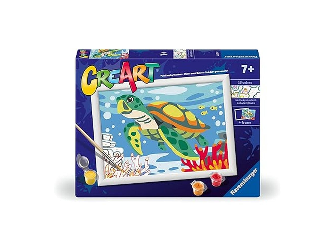 Ravensburger Creart Série D Tartaruga Marinha Pintada por Números 23974 P25