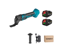 Ferramenta Multi Oscilante, 6 Configurações De Velocidade, Operação Sem Fio, Conjunto De Baterias 2x388vf