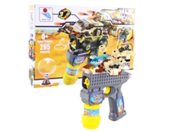 Brinquedo De Montar Bloco De Construção Máquina De Bolhas Educativo Infantil Diy Inteligente Nt04a