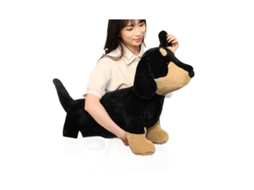 Pelúcia Macia Dachshund Cartoon Cachorrinho de Pelúcia Calmante para Crianças, Presente de Aniversário para Menino Marrom CHABERLU