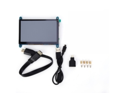 Pantalla LCD Táctil de 5 Polegadas HDMI HD 800x480 USB Plug and Play para Raspberry Pi