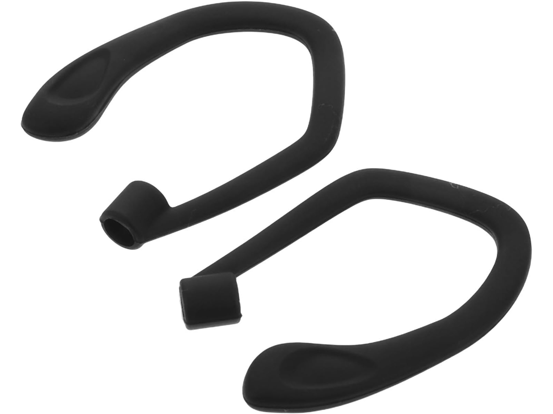 Uonlytech 1paire Crochets Oreille Silicone Anti - Chute Réglables Para Écouteurs Esporte Corrida Jogging