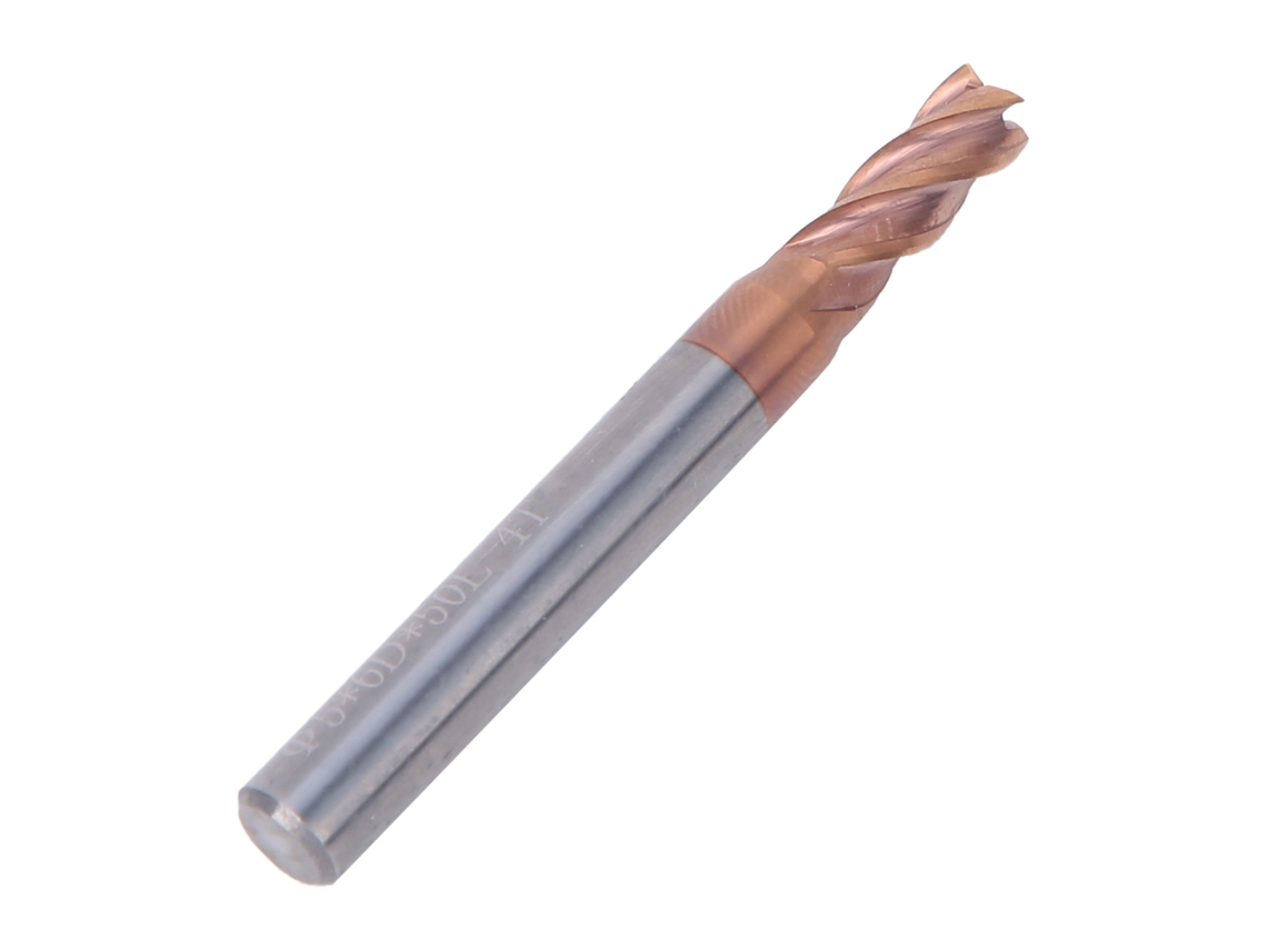 Laxiscreed Cnc Milling Cutter De Aço Tungstênio Com 4 Fresas E Revestimento Nano