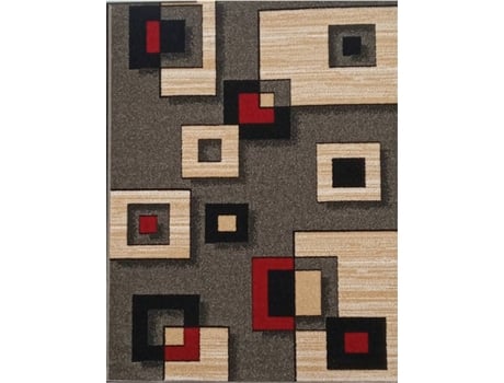 Tapete MATRIS Geométrico (Cinzento - 160x220 - Polipropileno)