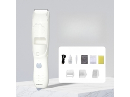 Corta Cabelo Bebé Aspirador 2em1 Hexinyigjly Lâmina R-blade, Para Cabelos Finos/encaracolados Branco