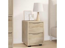 Vidaxl Mesa-de-cabeceira Com Gaveta Carvalho Sonoma 30,5 X 30 X 43 Cm